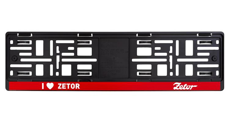ZETOR 888.501.196 Podložka pod registrační značku "I love Zetor"
