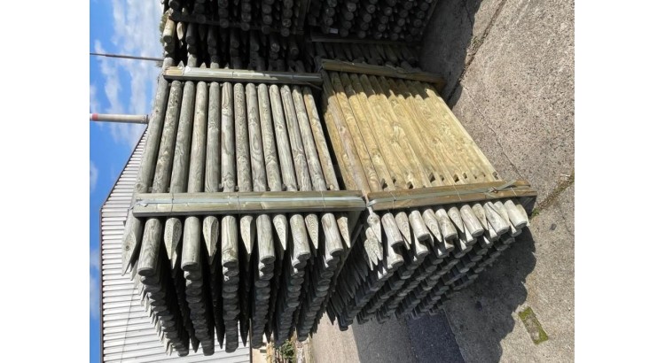 Kůl ohradníkový dřevěný 60x1500 (mm) impregnovaný