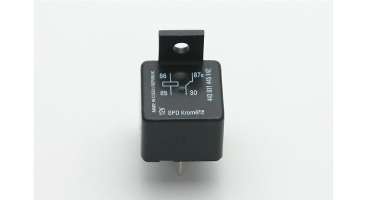 Minirelé rozpínací 12V/30A - 4 vývody