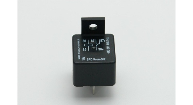 Relé přepínací 12V/30A - 5 vývodů