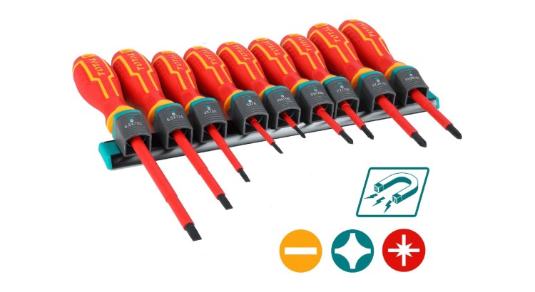 TOTAL THTIS596 Šroubováky elektrikářské 1000V, 9ks