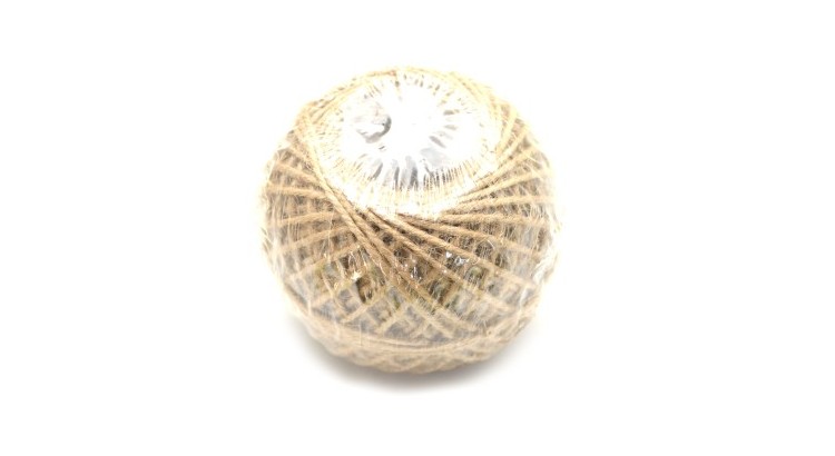 Motouz jutový pr. 1,75 mm, klubko 100 g