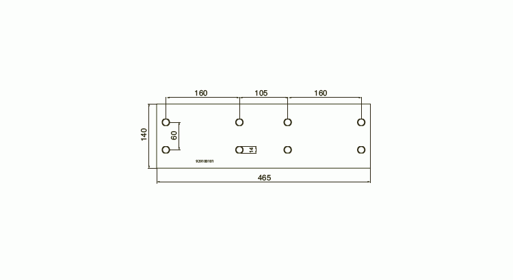 Pöttinger 929.10.010C Plaz pro všechny radlice 41W,46W