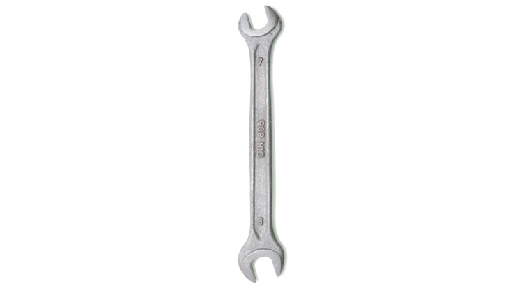 TONA EXPERT E114004 Otevřený oboustranný klíč DIN 895 7x8 mm