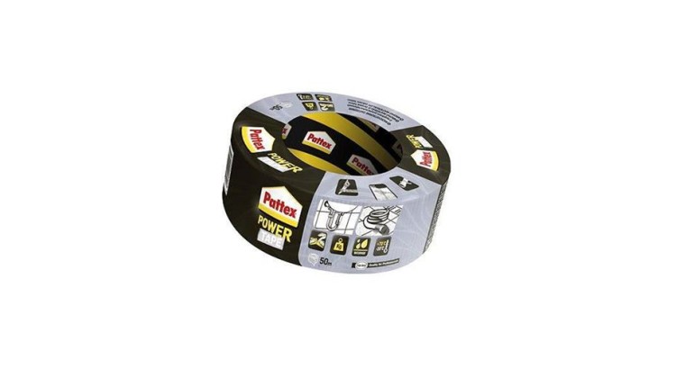 Lepicí páska Pattex Power tape stříbrná 50m