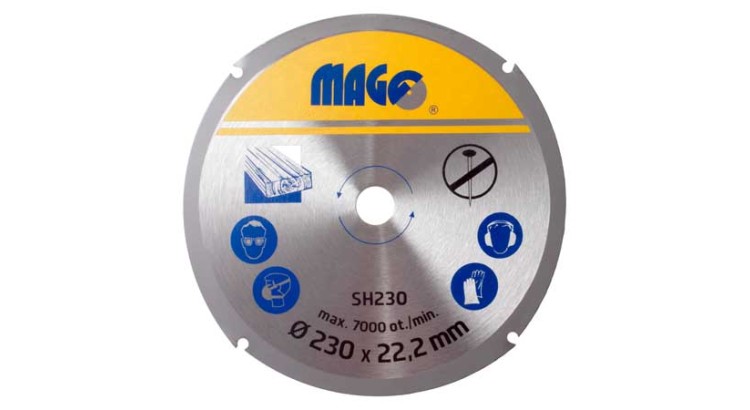 MAGG SH230 Řezný kotouč na dřevo 230mm