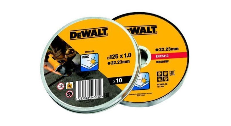 DEWALT DT3507 Kotouč řezný 10ks 125x22,2x1,0 mm na nerez