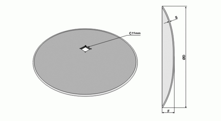 Disk hladký 660 41x41 8 mm