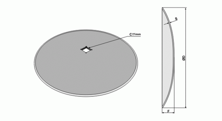 Disk hladký 610 41x41 6 mm