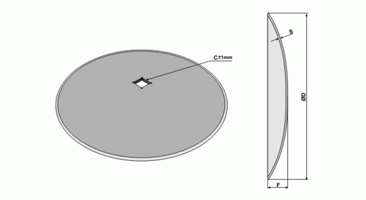 Disk hladký 710 41x41 8 mm