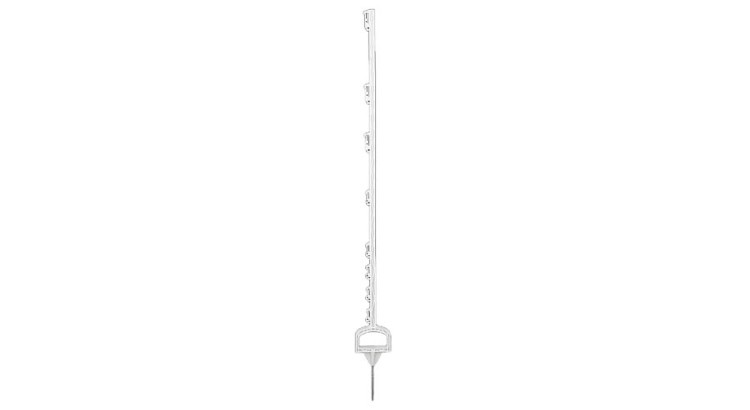 Tyčka pro elektrický ohradník WZ 3000/140 plast bílý, 140 cm