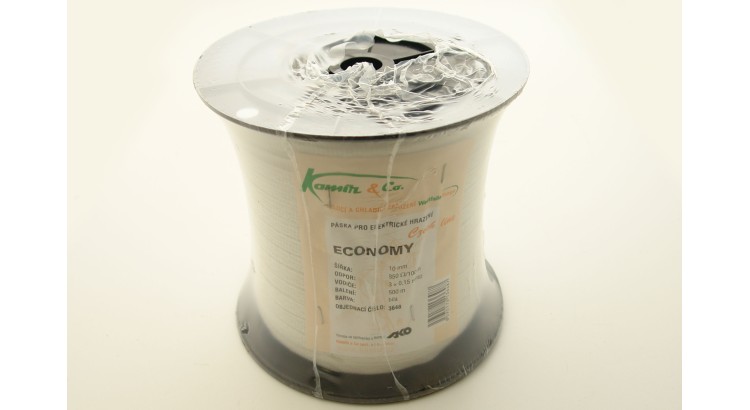3648 Polyetylenová páska pro elektrické ohradníky ECONOMY 10 mm