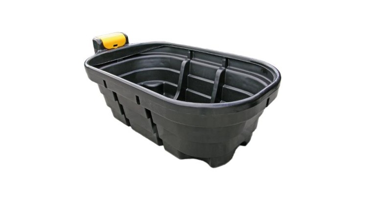 33983 Žlab napájecí černý s ventilem 600 l
