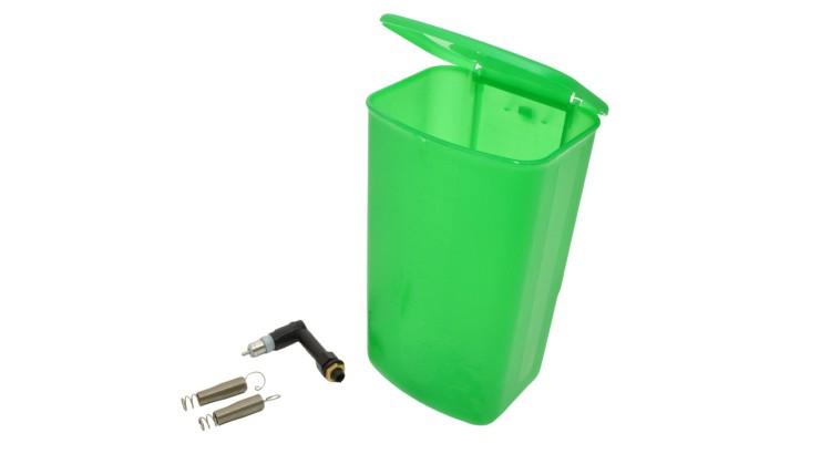 44366 Napaječka pro králíky plastová 500 ml odklopné víko