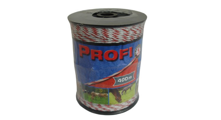 PROFI 59506 Vodič lanko bílá/červená 400 m