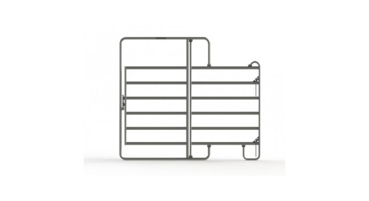 Panel Texas 2,4 m s dvířky  rozměr 2100x2400 mm