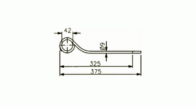 Kverneland PZ106 Pružina HAYBOB 300  D