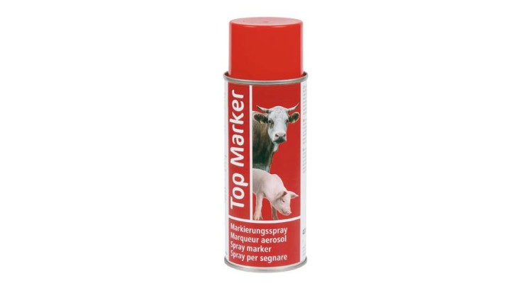 TOP MARKER 3846 Barva značkovací ve spreji EURO červená 500ml