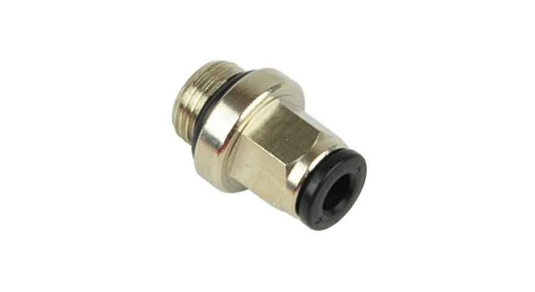 Šroubení 4-G1/8" mezi hadičku a mazací pumpu