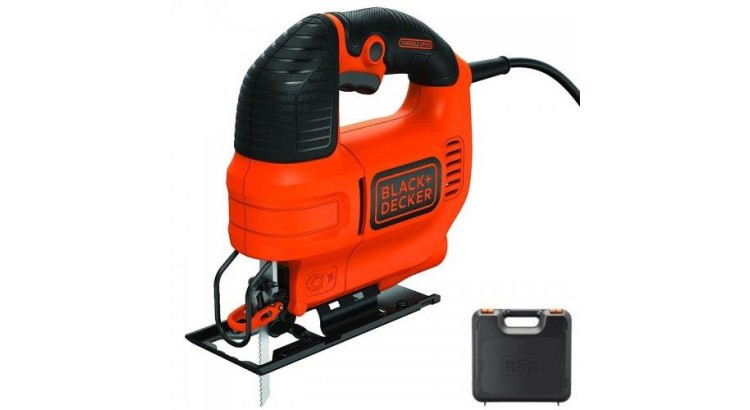 BLACK&DECKER KS701PEK Pila přímočará 520W s regulací otáček vč. kufru