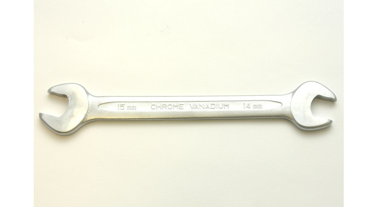 TONA EXPERT E113254 Otevřený oboustranný klíč DIN 3110 14x15 mm