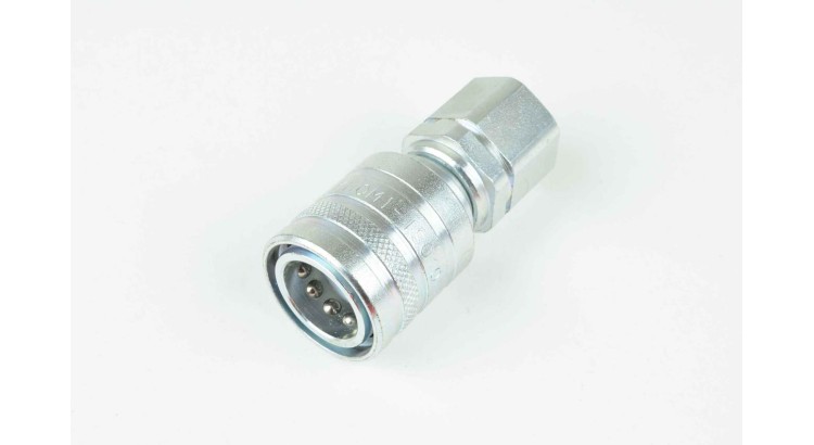 Rychlospojka zásuvka ISO 10  G3/8" SYSTÉM  PUSH PULL (prac. tlak 25 Mpa)