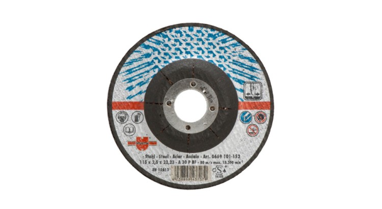 Würth 0669101802 Kotouč brusný W, ocel 180x2