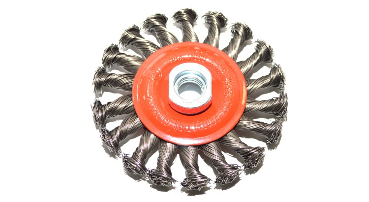 MAGG BL97024 Kartáč okružní 100, copánkový S 0,50, závit M14x2