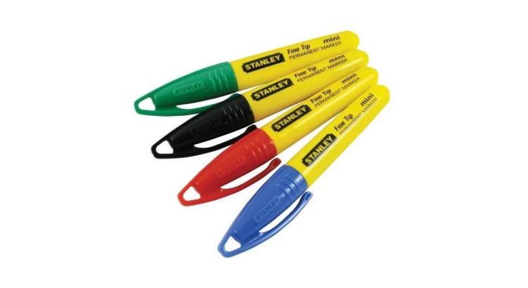 STANLEY 1-47-329 Permanentní popisovač mini s jemným hrotem