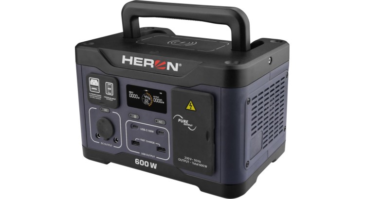 HERON 8896800 Stanice nabíjecí, 600W, 512Wh