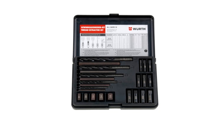 Würth Sada vyvrtávačů závitů 25ks