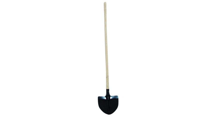 Lopata srdcovka černá s násadou 130 cm