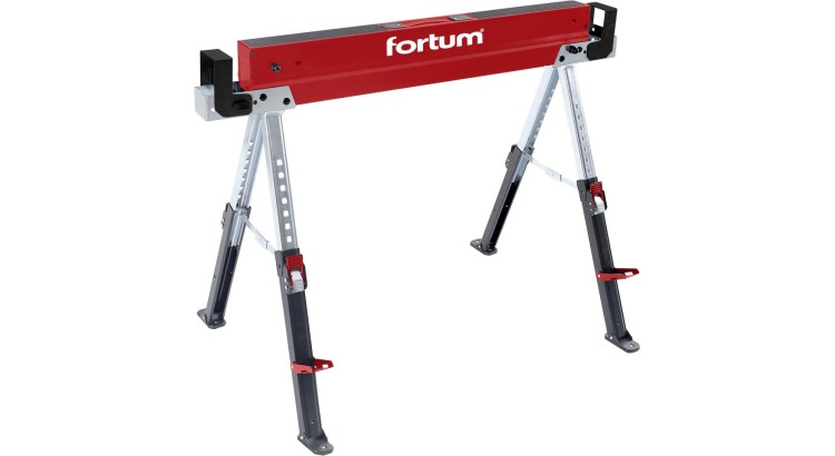 FORTUM 4759999 Koza stavební skládací 1kus, nosnost 590kg, výška 61,5-82cm