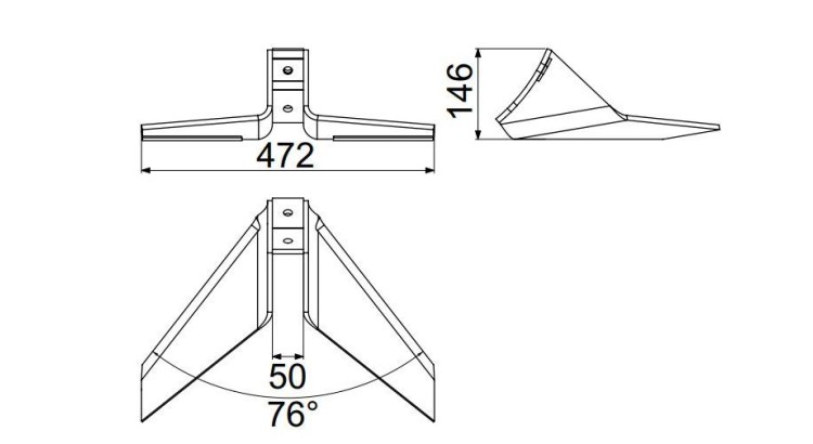 Pöttinger 965.51.040.0+1 Radlička DURASTAR SYNKRO