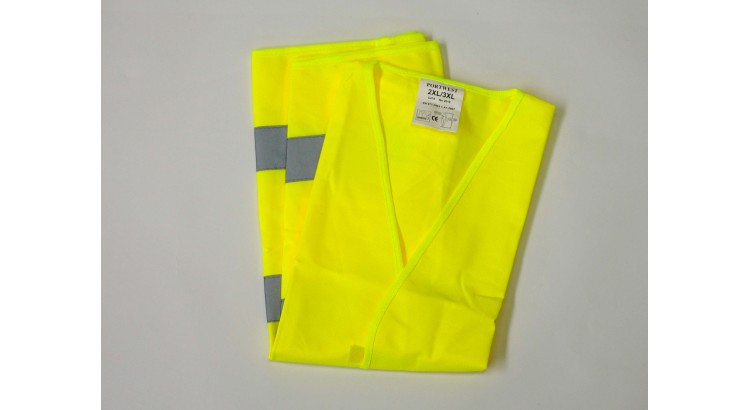 Porkwest C474 XXL/3XL EN471"2003 žlutá Vesta s vysokou viditelností