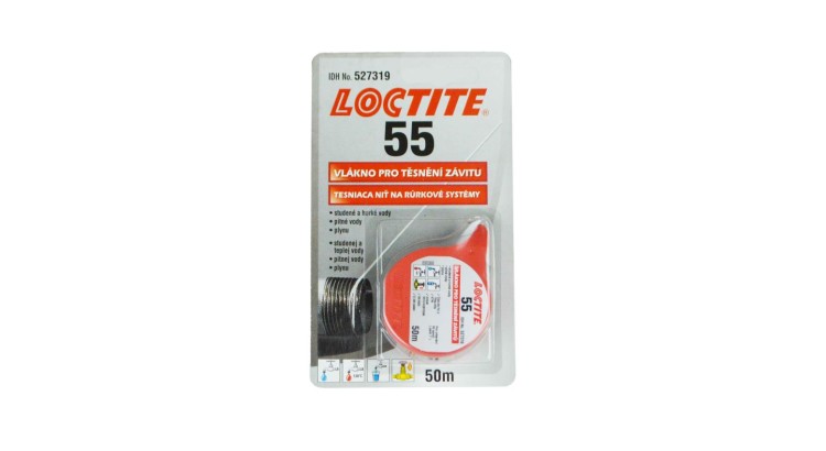 Loctite 55 Těsnění závitové 24x50m
