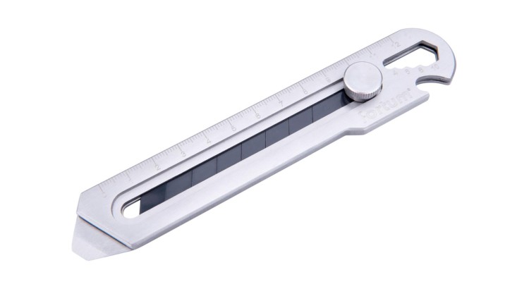 FORTUM 4780025 Ulamovací nůž celokovový nerez, 5v1 18mm, Auto-lock