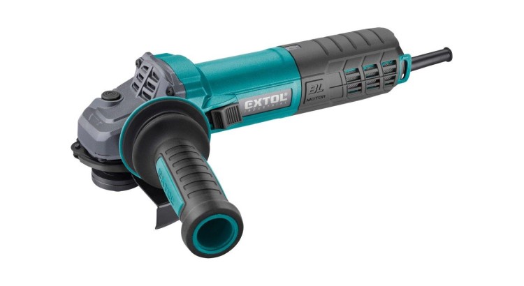 EXTOL INDUSTRIAL 8792010 Bruska úhlová s regulací rychlosti, 125mm, 1550W