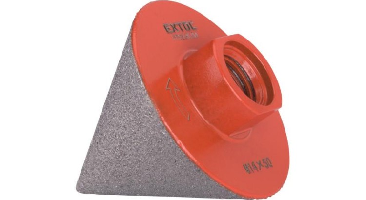 EXTOL PREMIUM 8801852 Korunka brusná diamantová-kužel, 0 2-50mm, M14