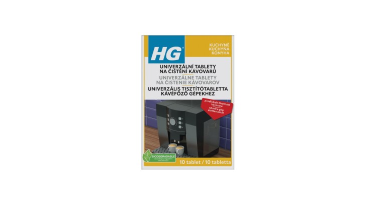 HG637 Univerzální tablety na čištění kávovarů 10 ks