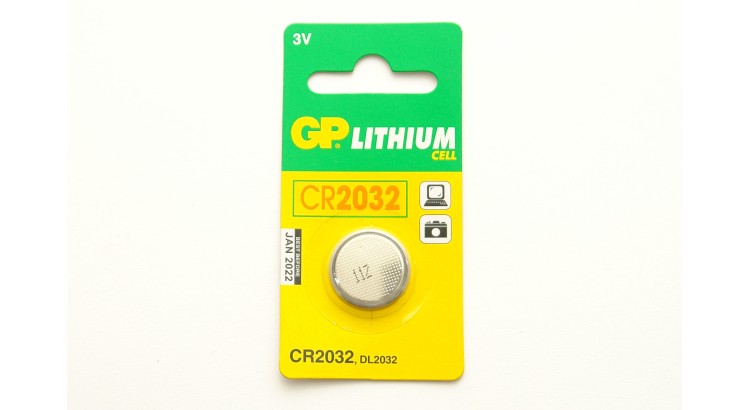 GP CR2032 Lithiová knoflíková baterie, 1 ks