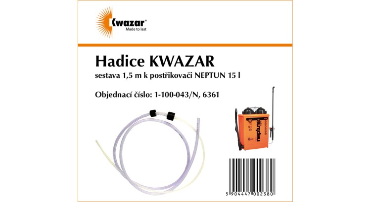 KWAZAR 1-100-043/N NEPTUNE Hadice sestava 1,5 m