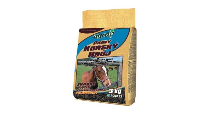 Agro 000774 pravý Koňský hnůj 3 kg