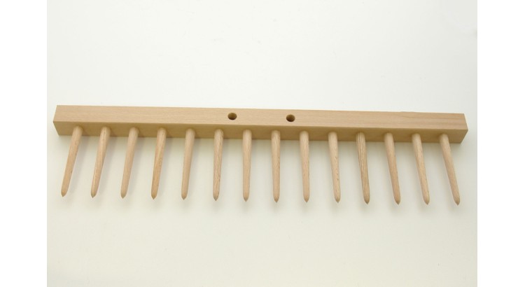 Hrábě hlavice 14 dřev. kolíky