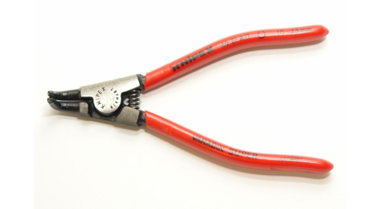 Knipex 4621A11 Kleště pro poj.kroužky vnější zahnuté 90°