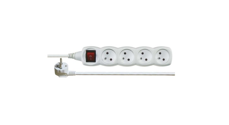 Emos P1413 Prodlužovák 4 zásuvky 3 m+vyp~250 V/10 A