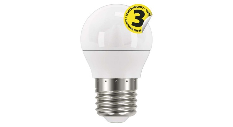 Emos ZQ1120 Žárovka LED  Classic Mini Globe 6W E27 teplá bílá
