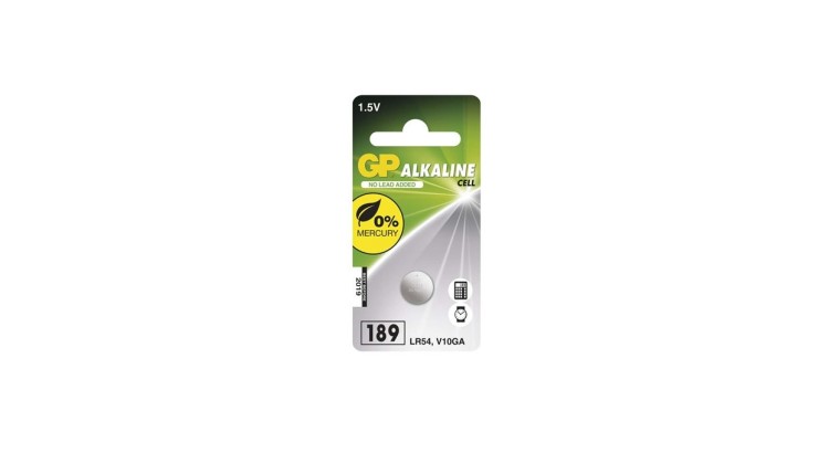 GP 189F LR54 Alkalická knoflíková baterie 1 ks