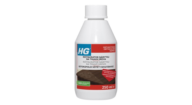 HG 410 Restaurátor nábytku pro tmavé druhy dřeva 250 ml