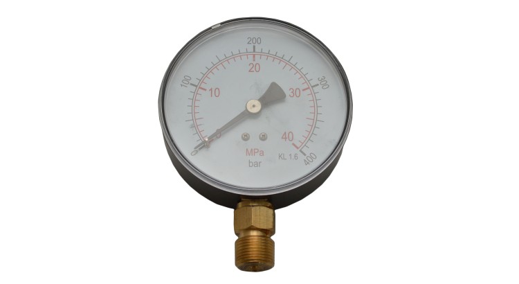 Manometr-100 - M20x1,5 mm 400 bar spodní vývod